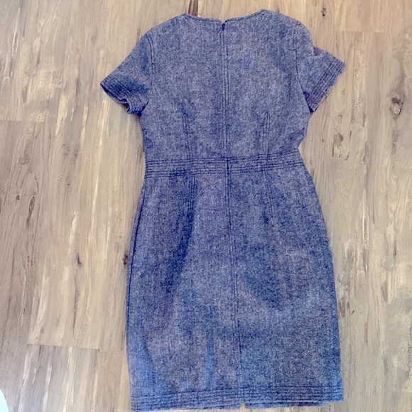 Banana Republic Sheath Dress Office Fully Lined 6 Wool Blend - Picture 6 of 7